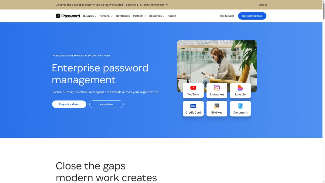 1Password — Start with Enterprise Password Manager