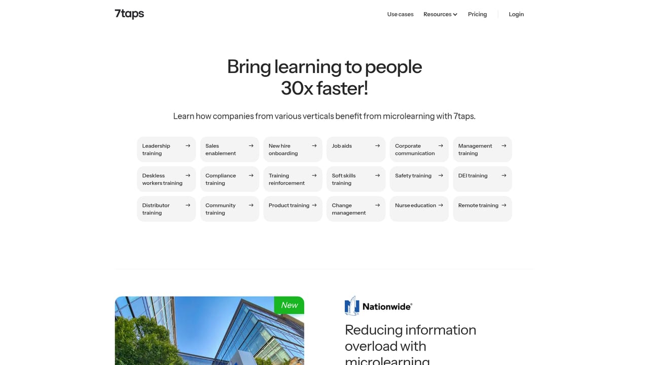 7taps — Match courses to audiences