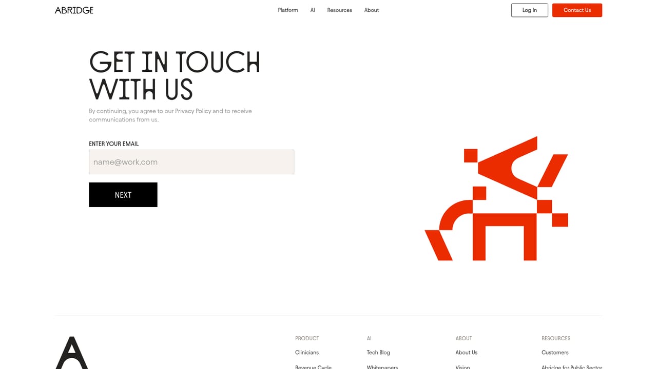 Abridge — Contact Abridge about an organizational deployment