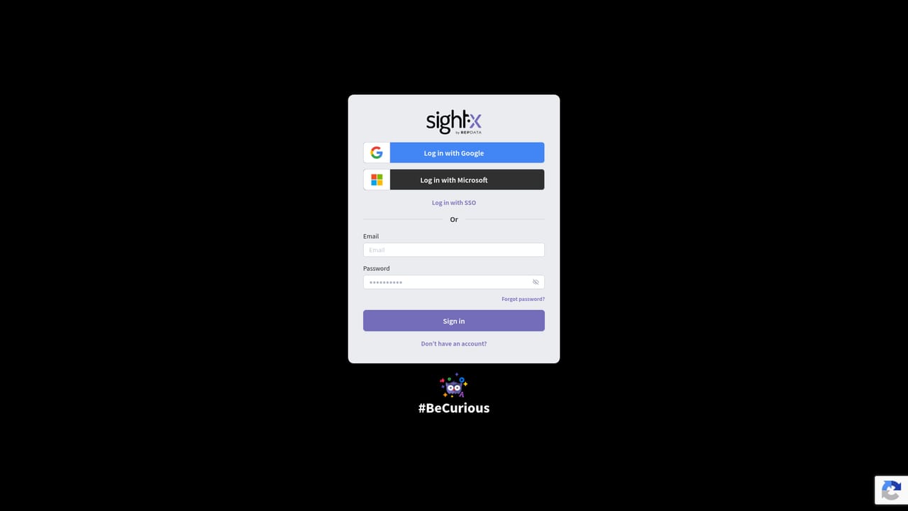 Ada by Sightx — Log in to the SightX dashboard