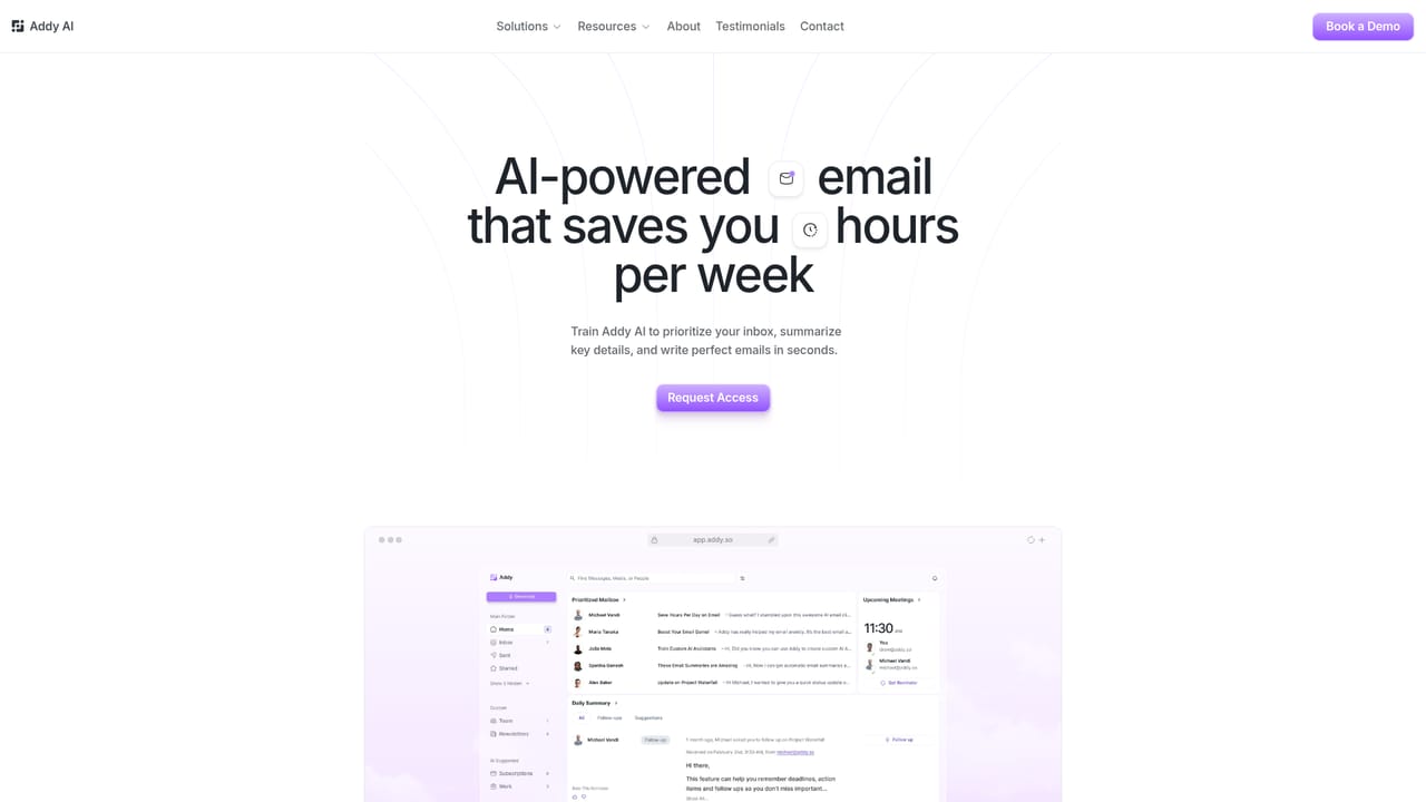 Addy AI — Automate borrower document requests