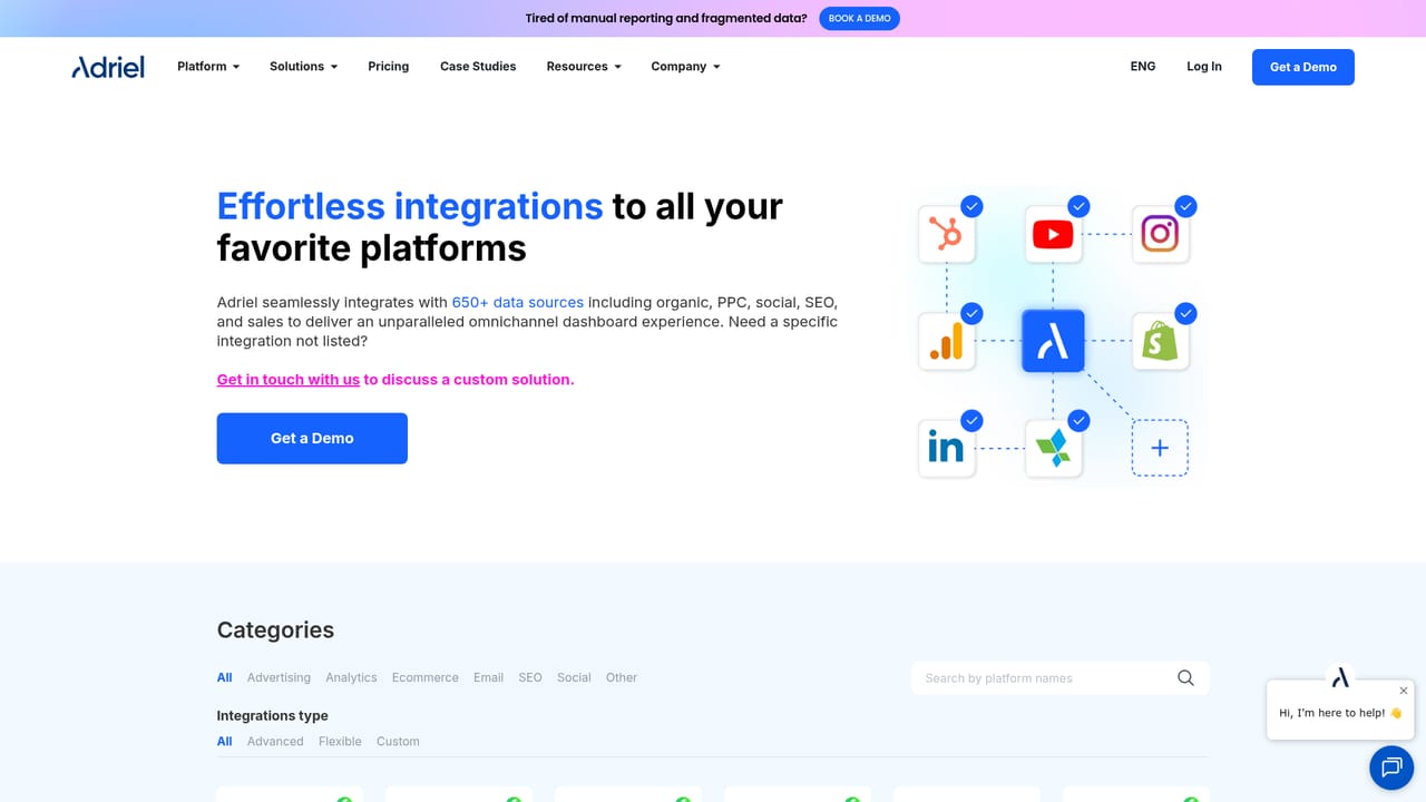 AdGen AI — Connect your ad and analytics channels
