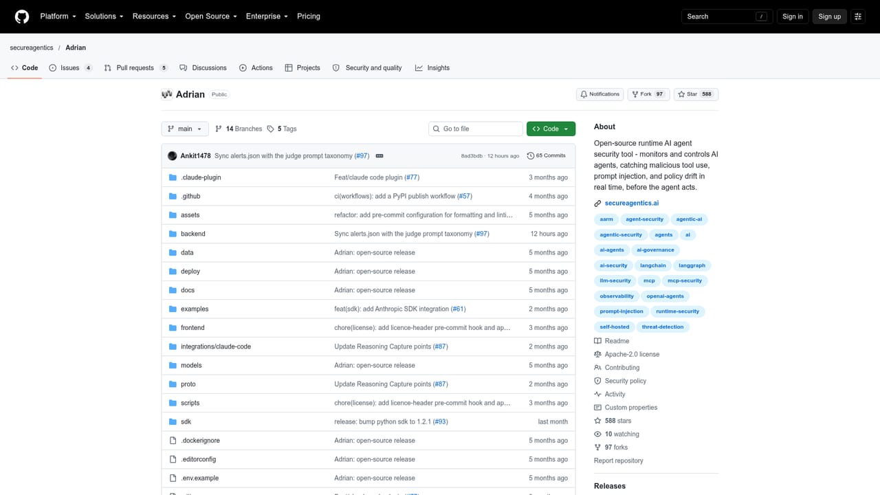 Adrian — Start the open source trial