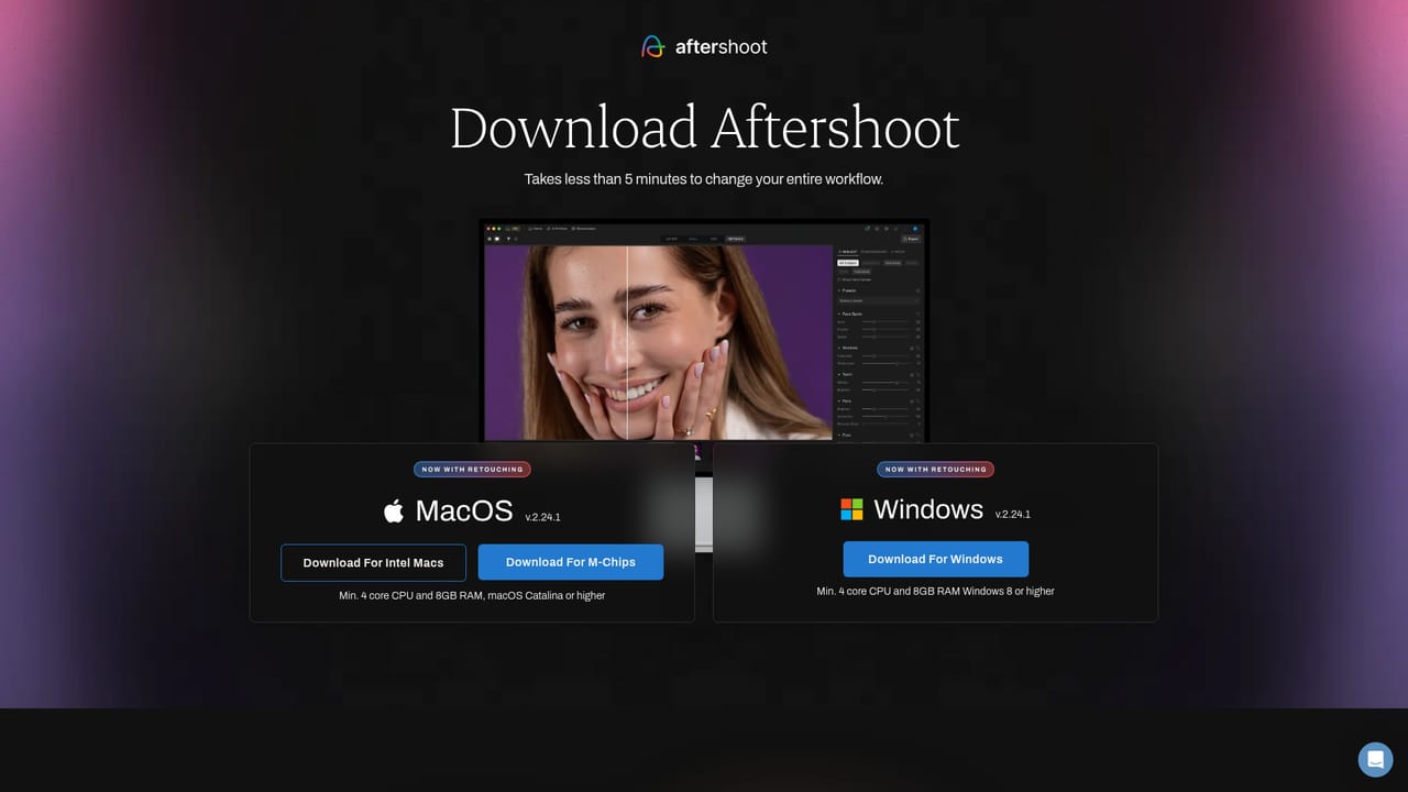 AfterShoot — Install the desktop app