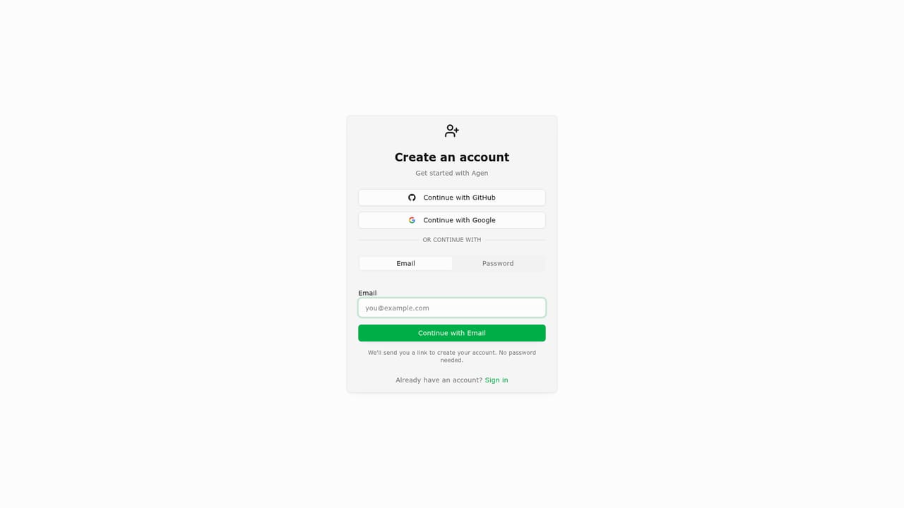Agen — Create your account and claim the free credits