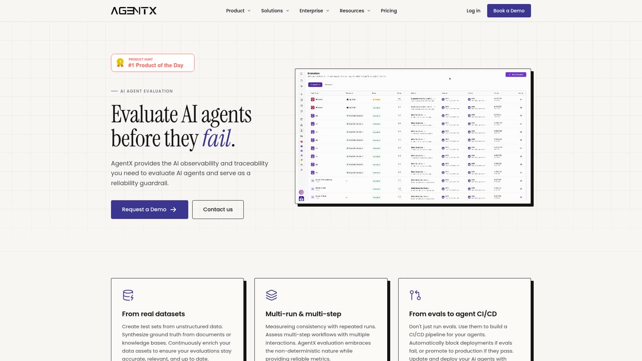 AgentX — Create test sets and run evaluations