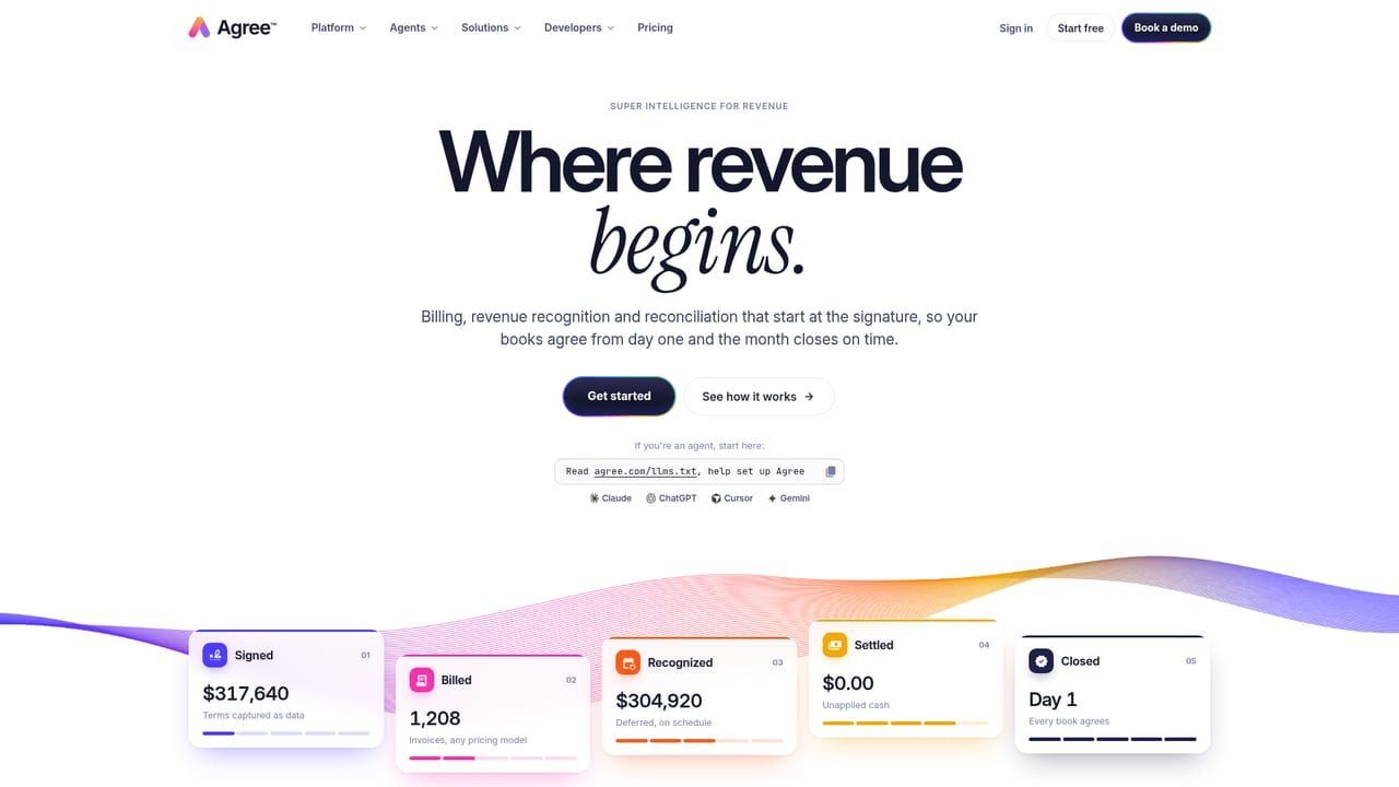 Agree.com — Review plans and start an account