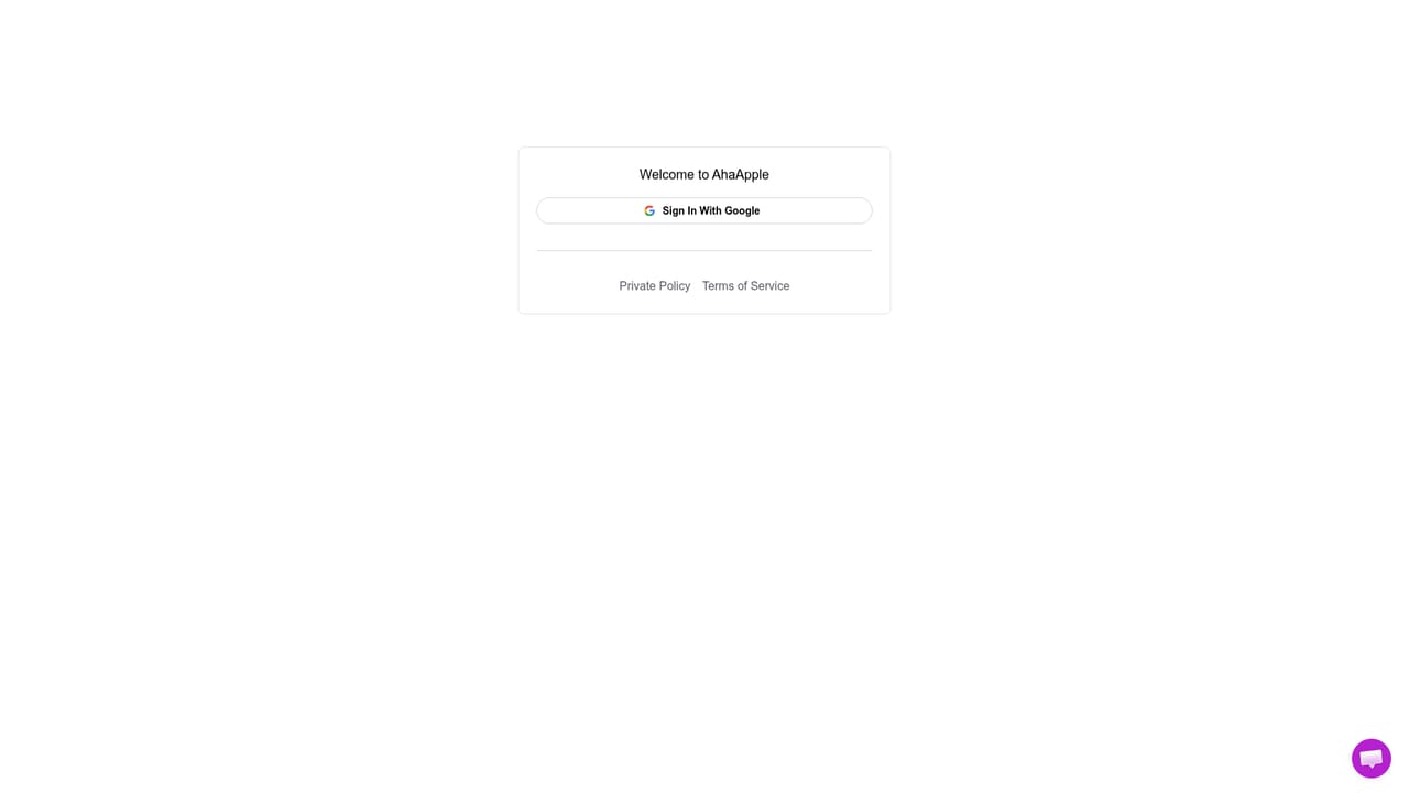 AhaApple — Open the idea generator