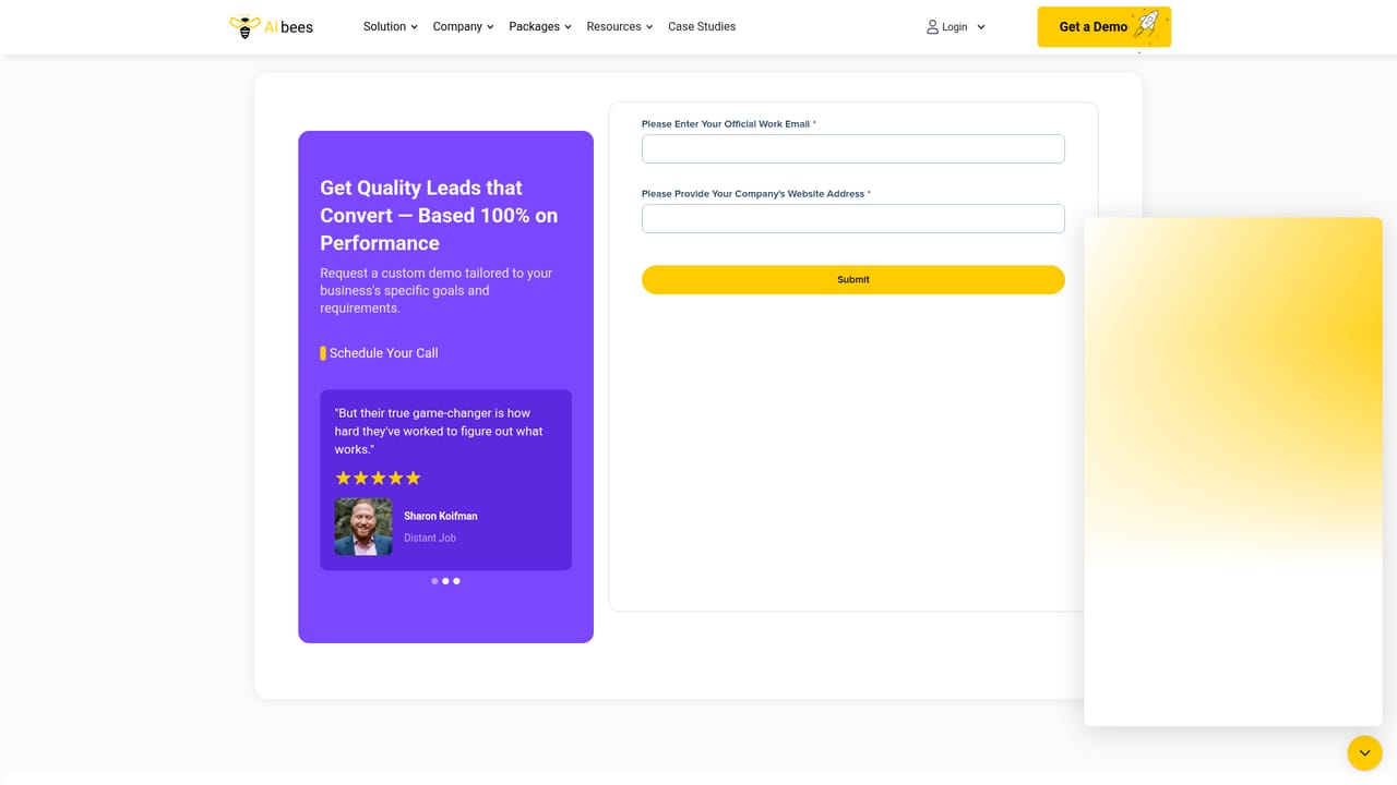 AI Bees — Book a demo