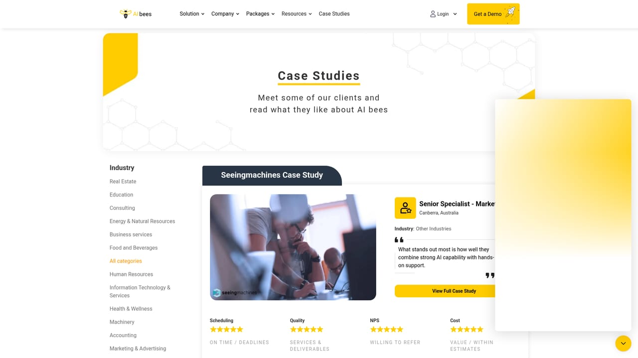 AI Bees — Check comparable case studies