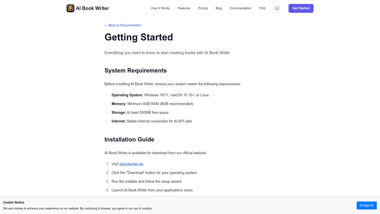 AI Book Writer — Install the desktop app
