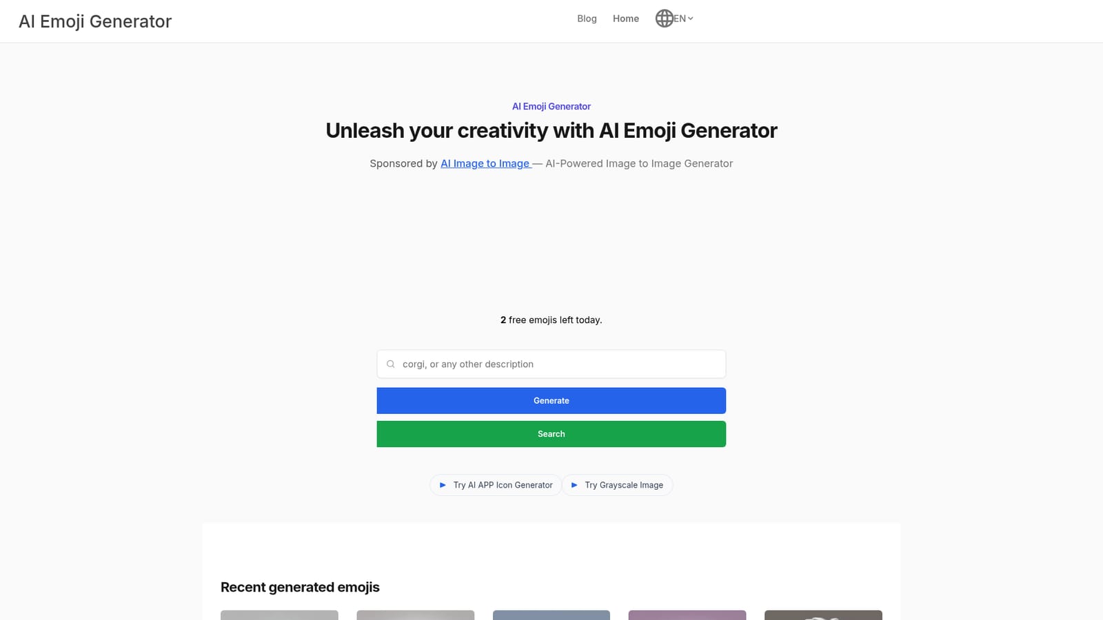 AI Emoji Generator — Open the generator