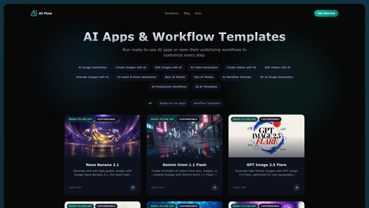 AI-Flow — Start from a template