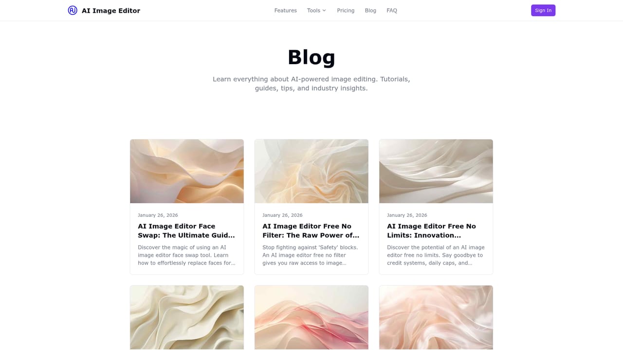 AI Image Editor.info — Read the blog guides