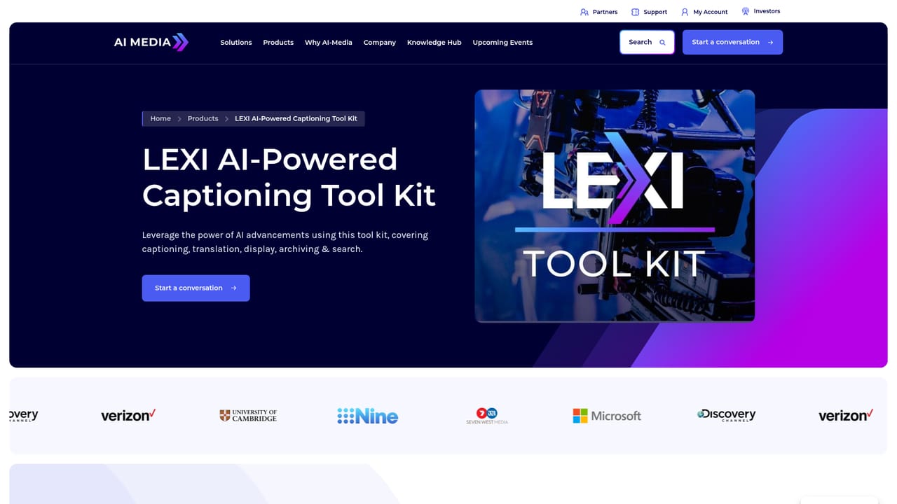 AI-Media — Choose the LEXI modules you need
