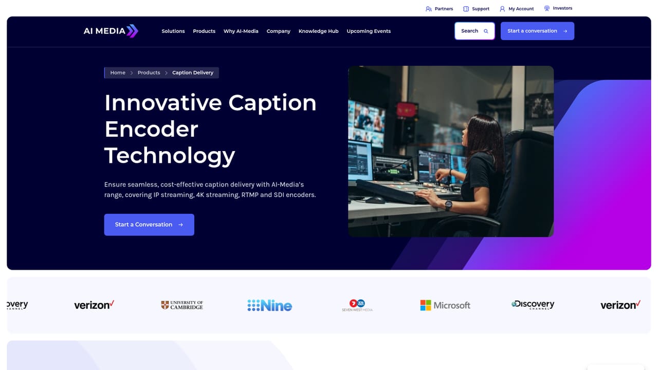 AI-Media — Plan caption delivery and display
