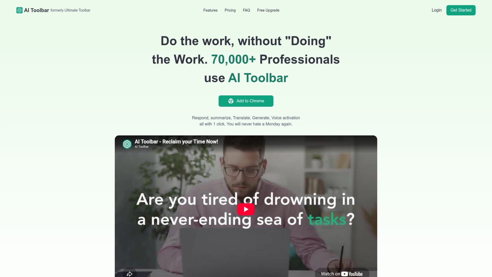 AI Toolbar — Install the Chrome extension