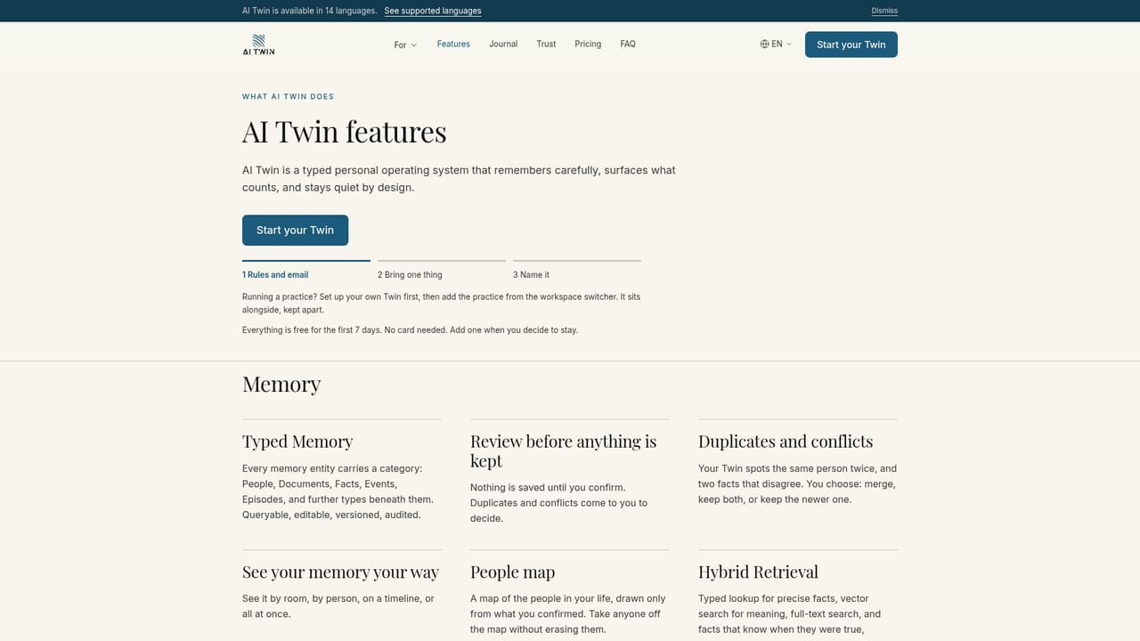 AI Twin — Bring your first material