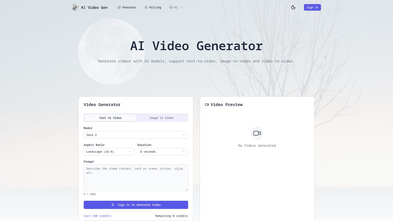 AI UGC Video Gen — Describe the ad you want