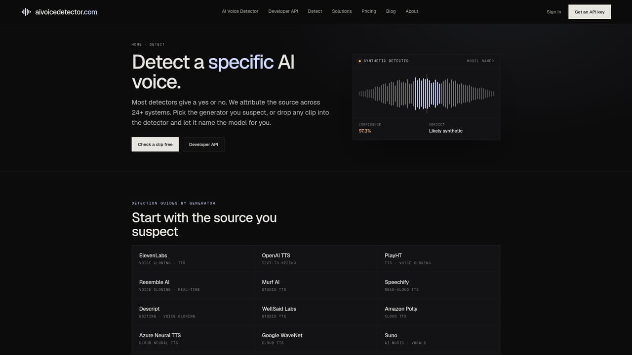 AI Voice Detector — Submit your audio