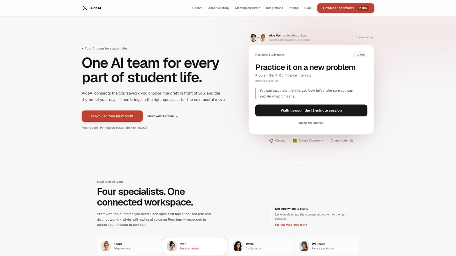 AIDE AI — Install the macOS app and allow access