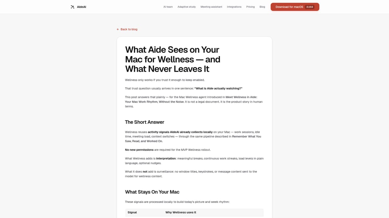 AIDE AI — Review saved memory and permissions