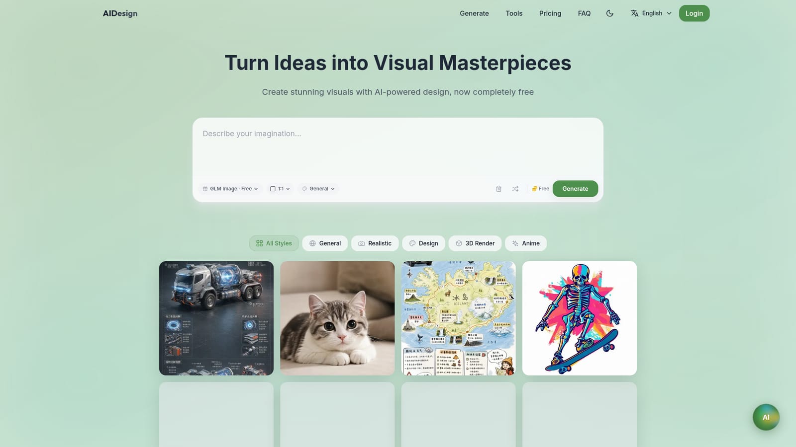 AIDesign — Study prompts in the public gallery