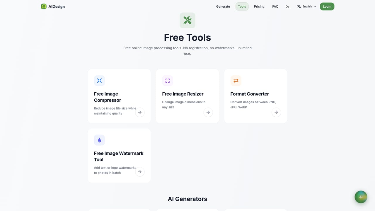 AIDesign — Pick a format specific tool instead