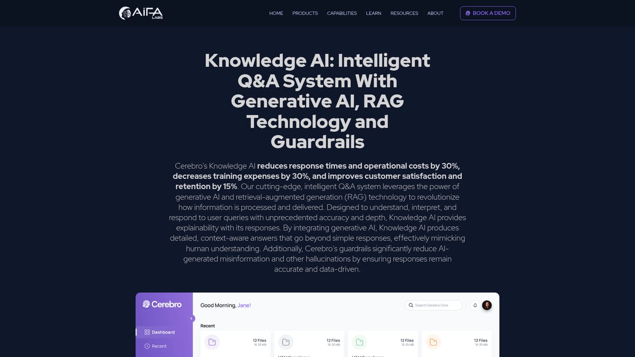 AIFA Labs Cerebro — Connect knowledge and data