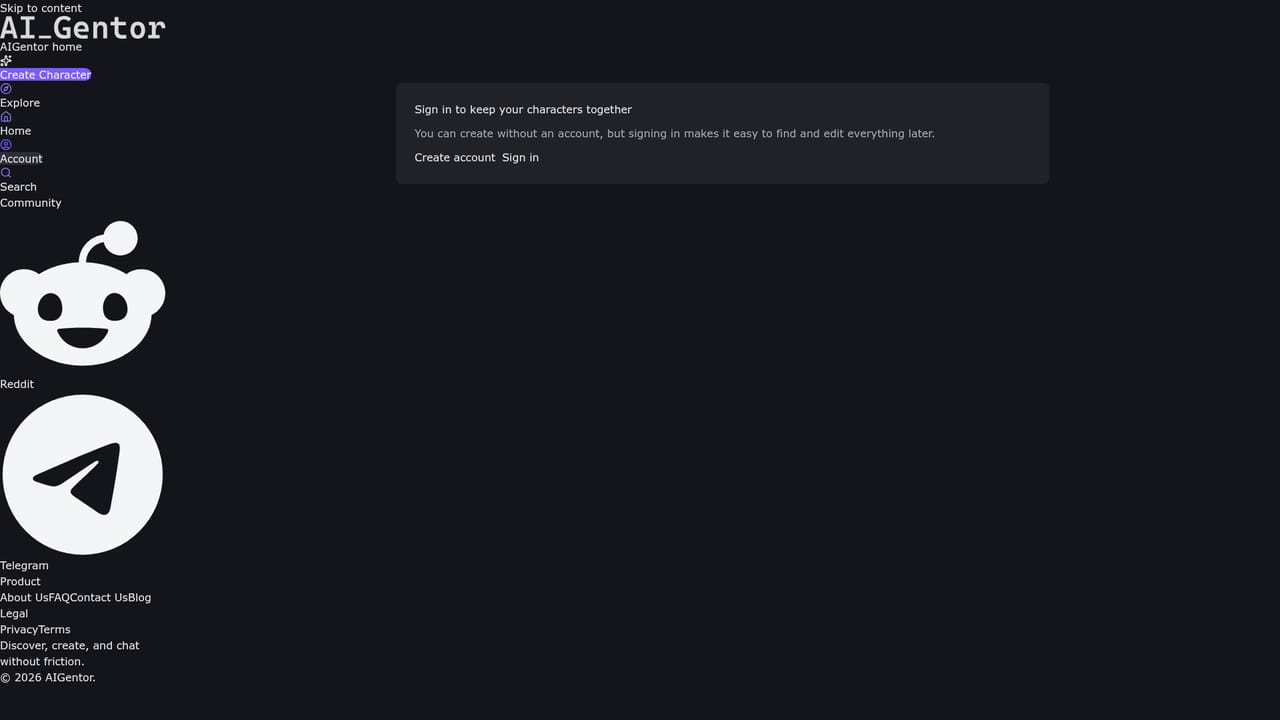 AIgentor — Check your account