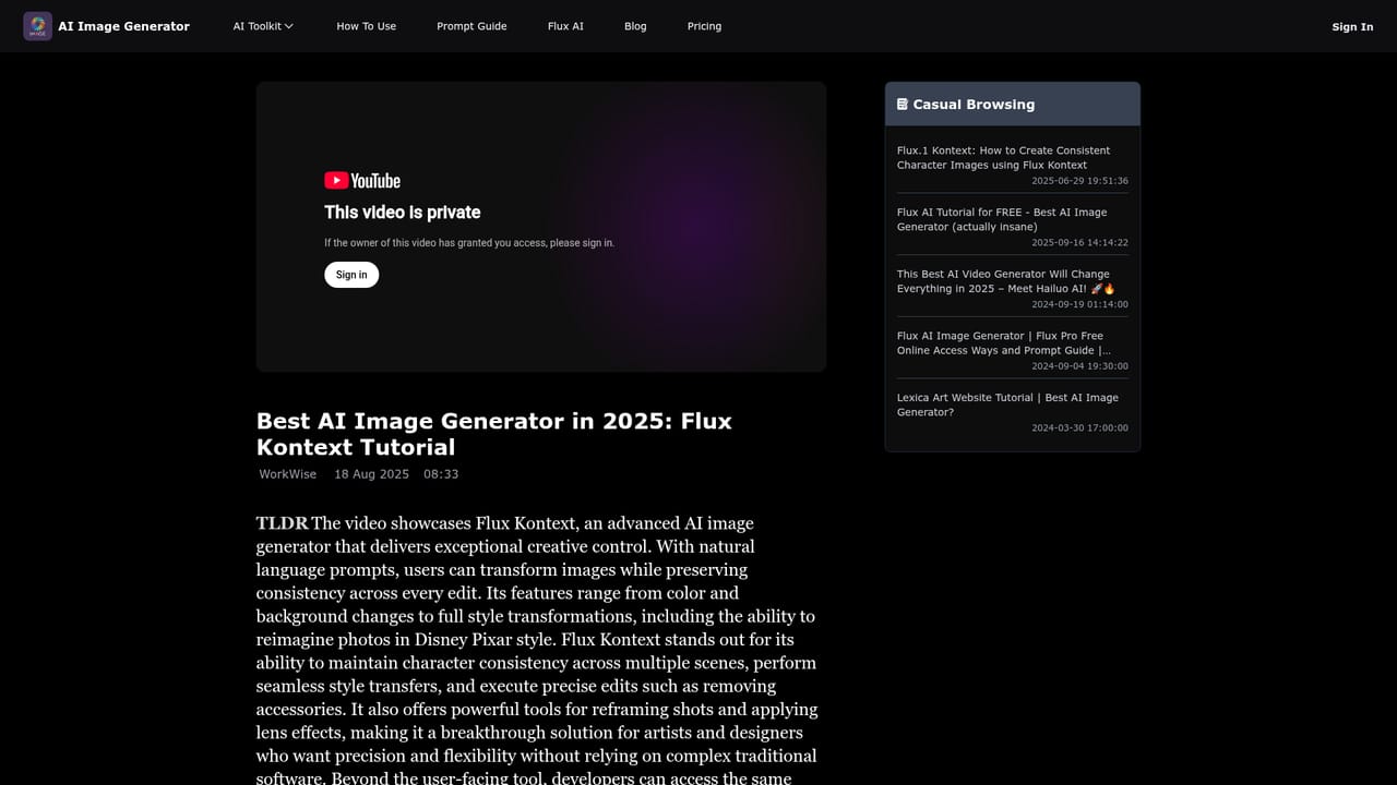 AIImageGenerator — Follow model updates