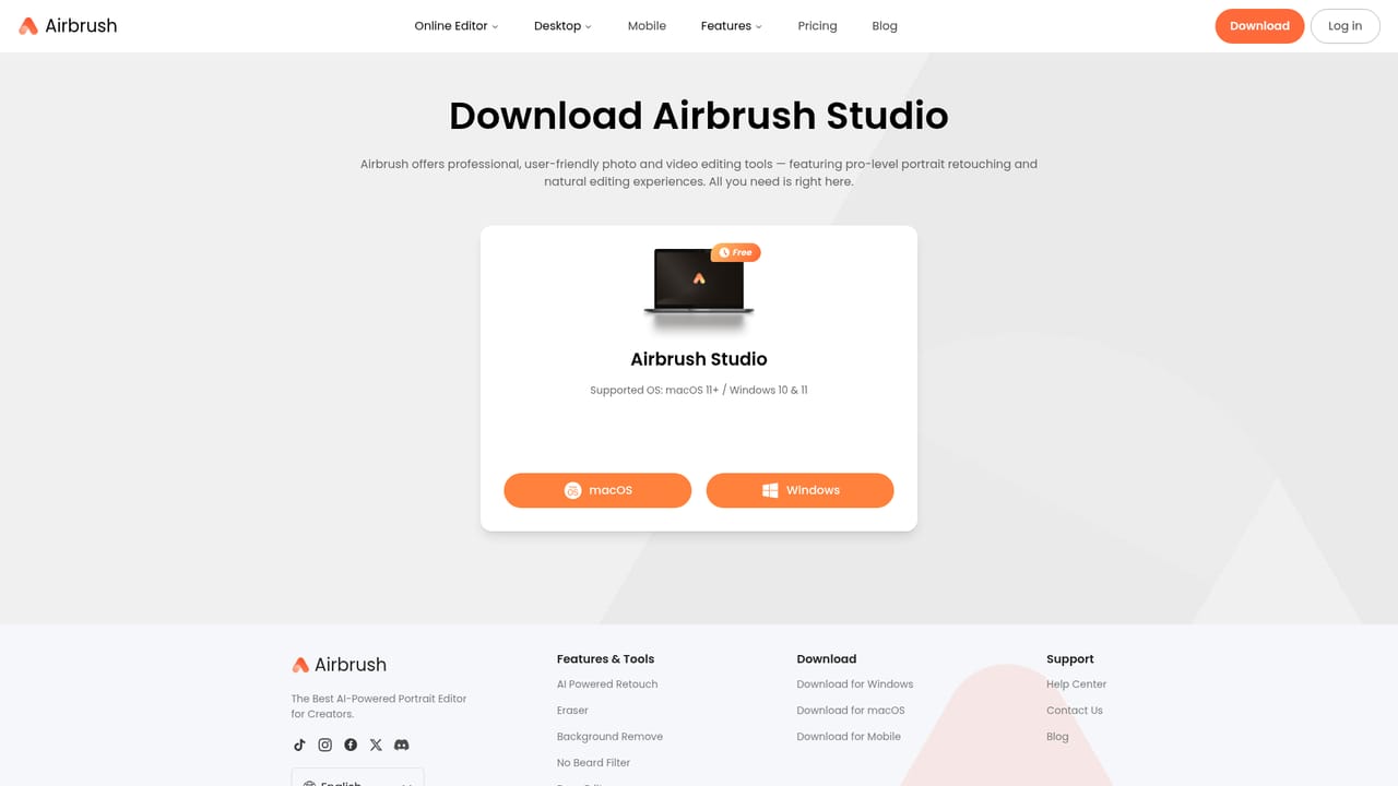 Airbrush AI Background Remover — Process many images on desktop