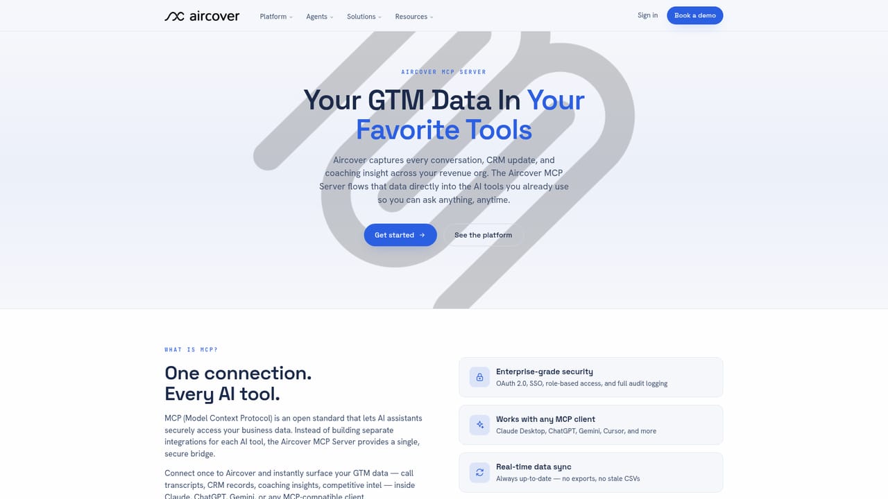 Aircover — Connect CRM and AI tools