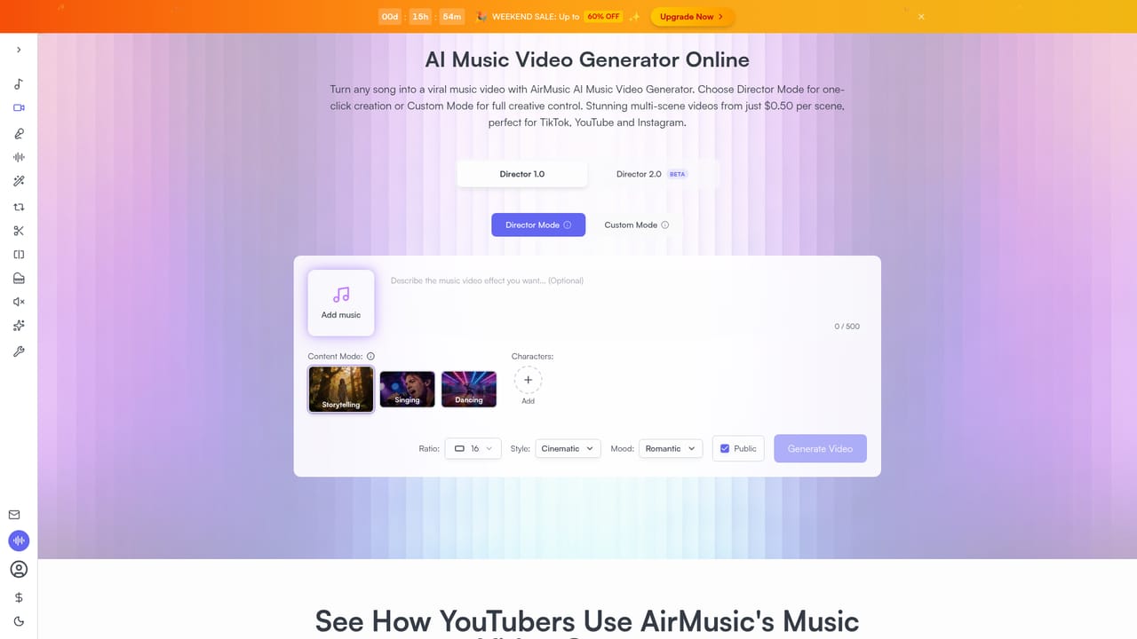 AirMusic — Turn the audio into a video