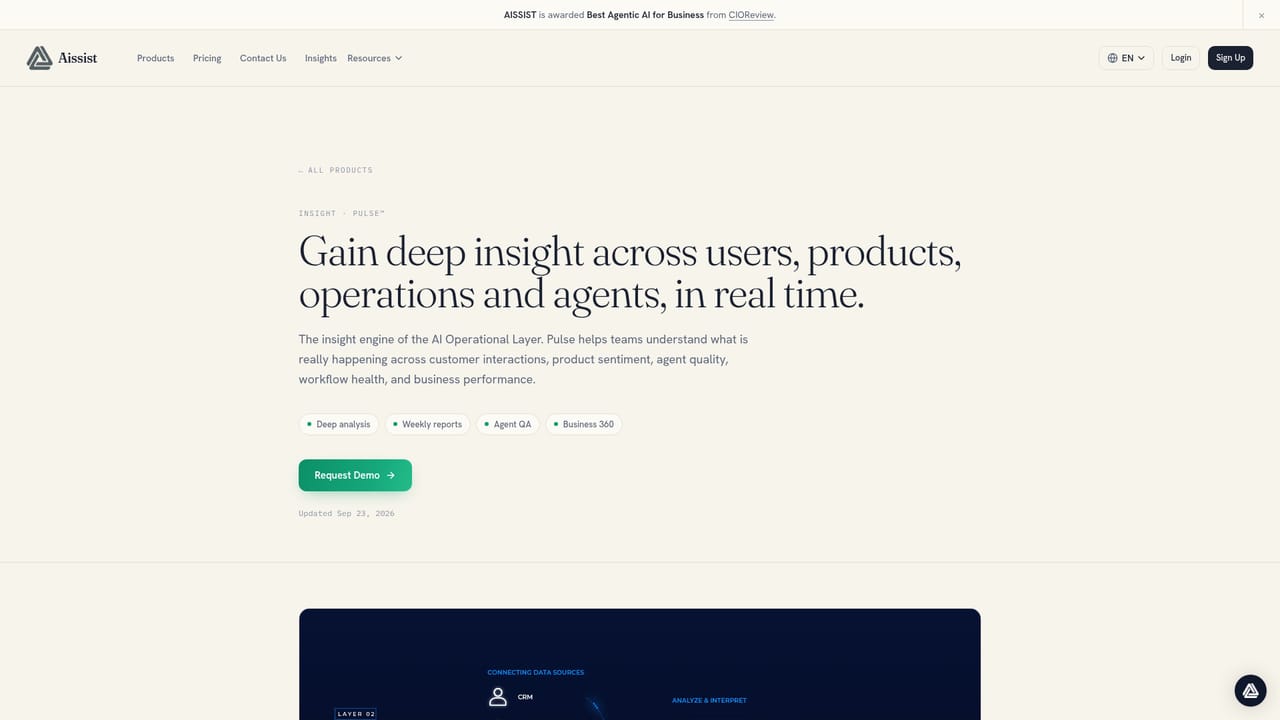 Aissist — Review Pulse insight and approve Evolve changes