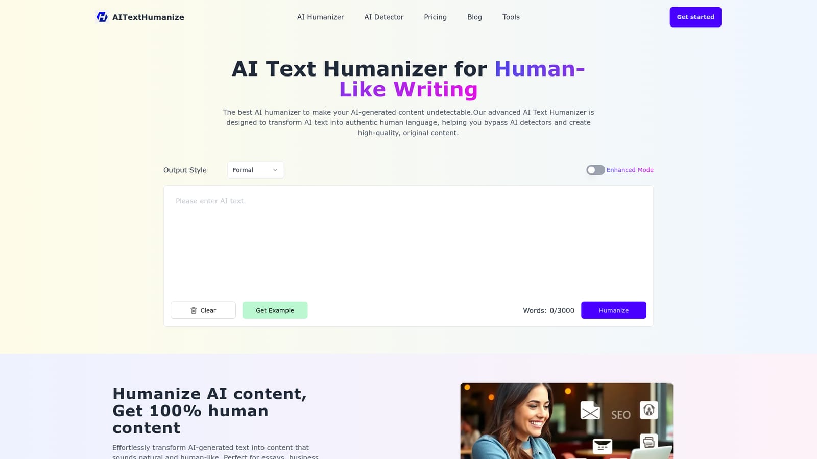 AITextHumanize — Copy your AI-generated draft