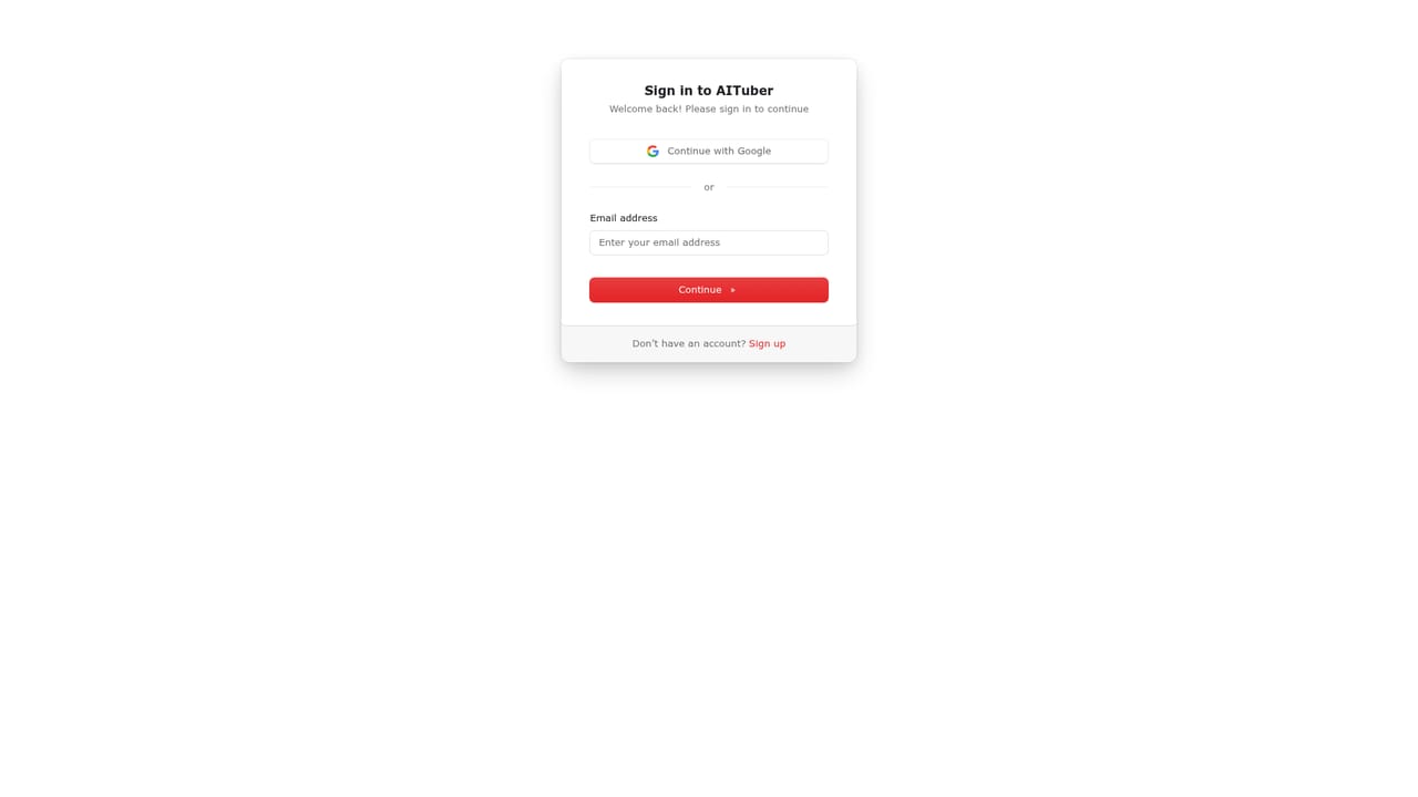 AITuber — Pick a video mode