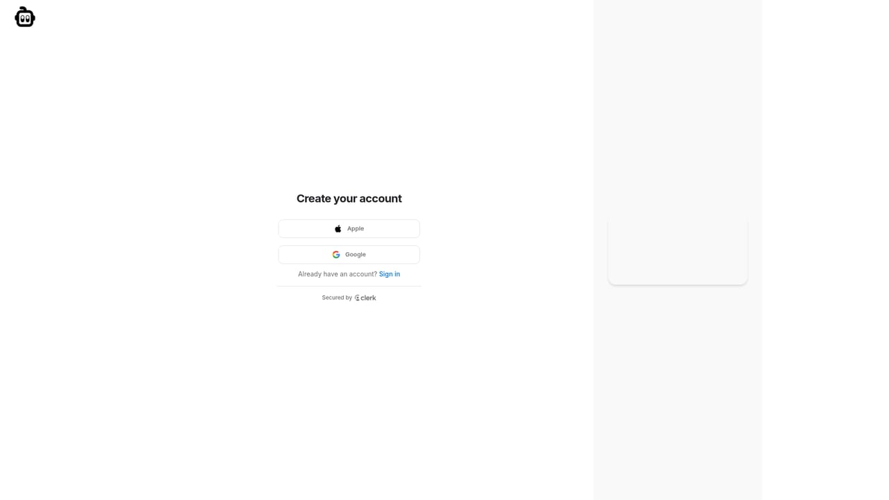 Alevels — Create a free account