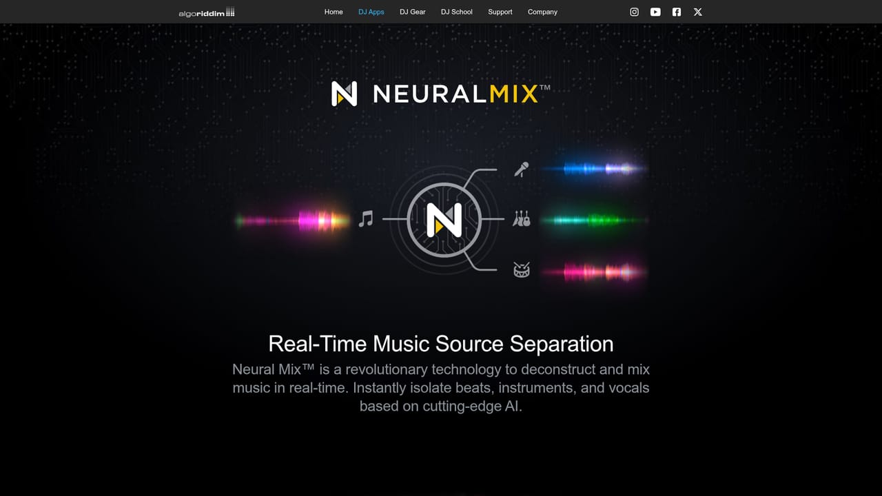 Algoriddim DJ — Work the stems with Neural Mix