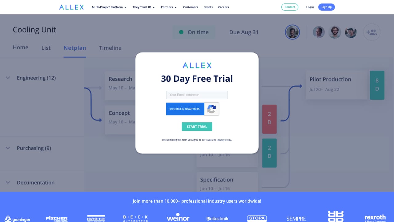Allex — Open a free account