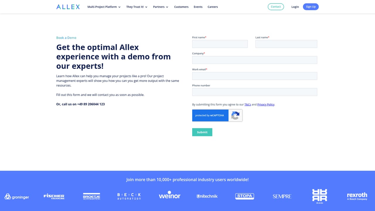 Allex — Book a guided demo