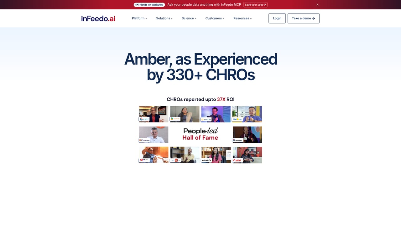Amber by inFeedo — Study comparable deployments