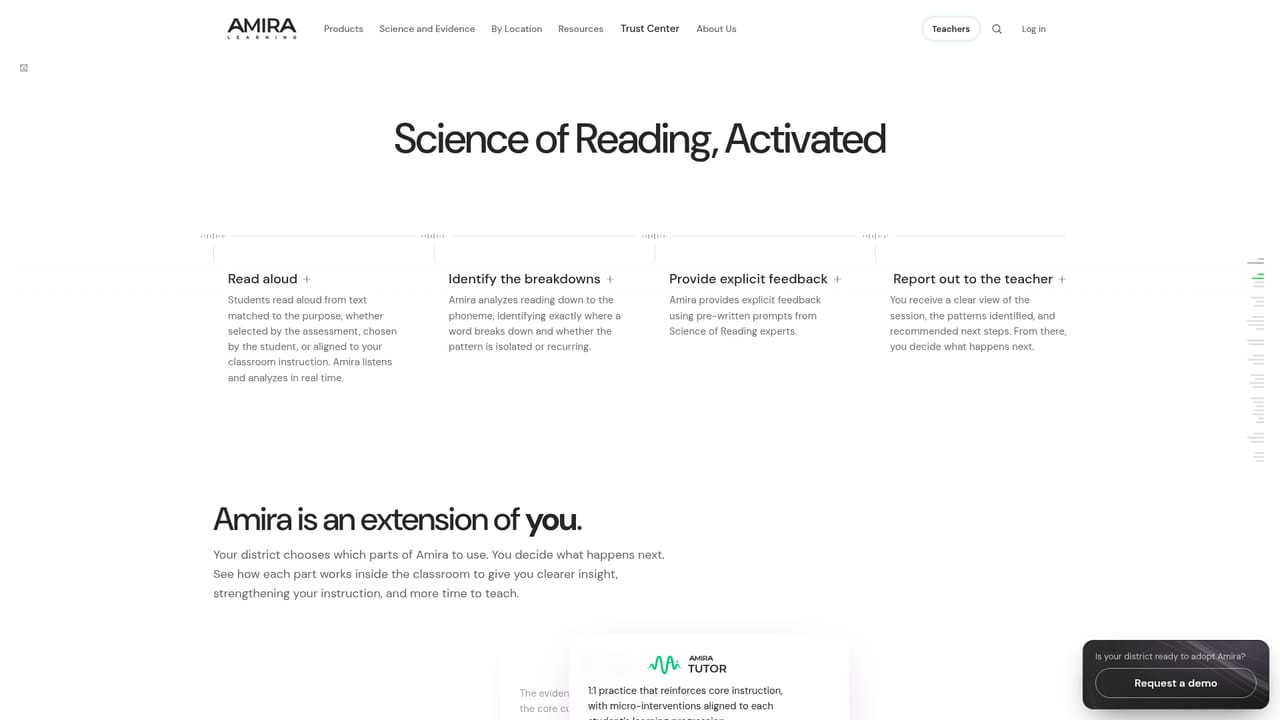 Amira — See what teachers do with the data