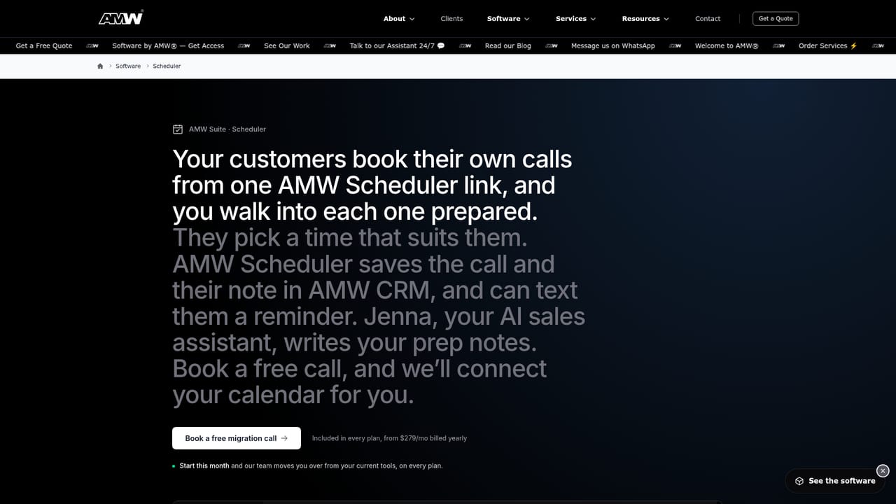 AMW Suite — Connect your calendar