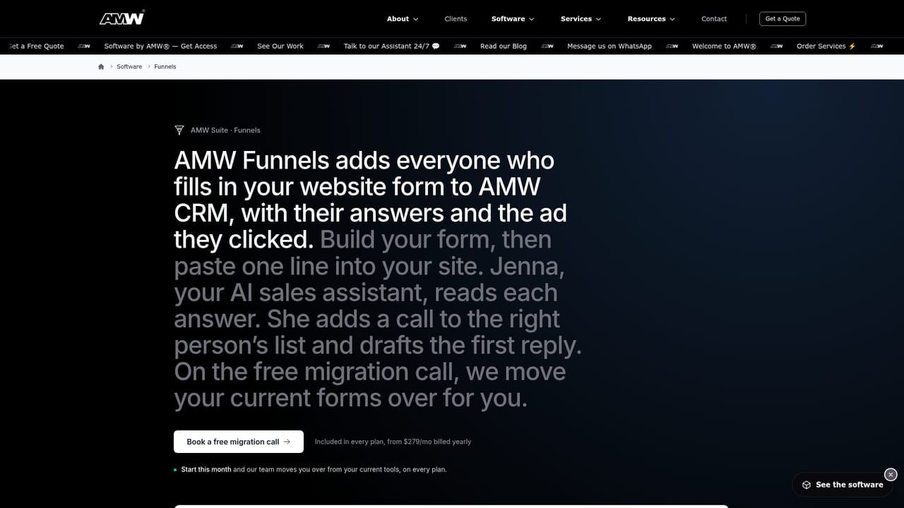 AMW Suite — Import forms and contacts