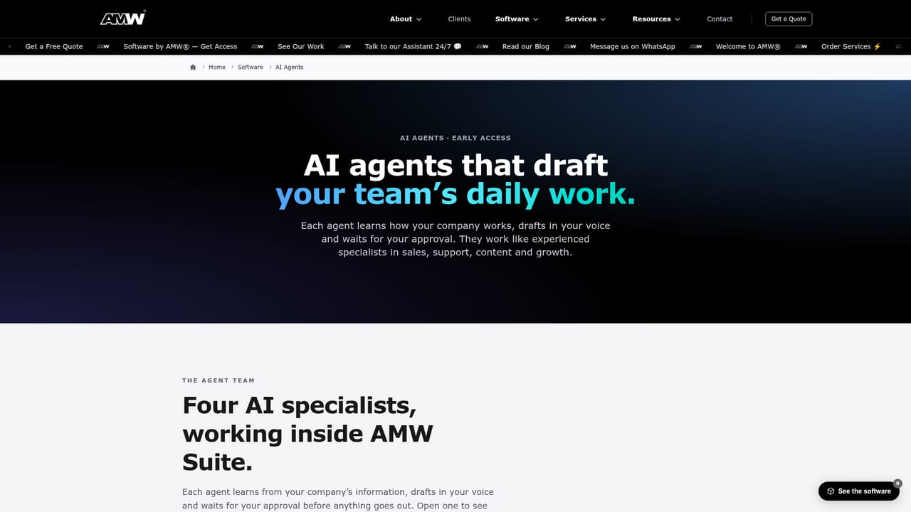 AMW Suite — Review AI-drafted follow-ups