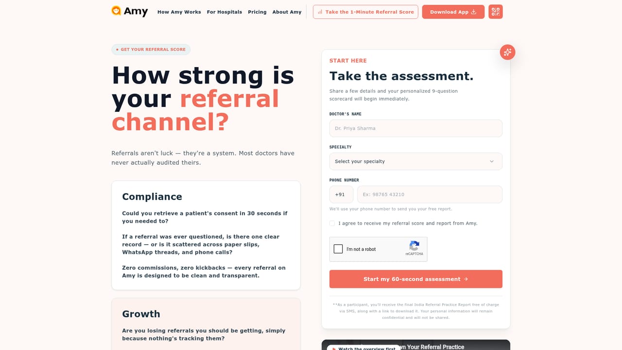 Amy Pro — Check your referral score first