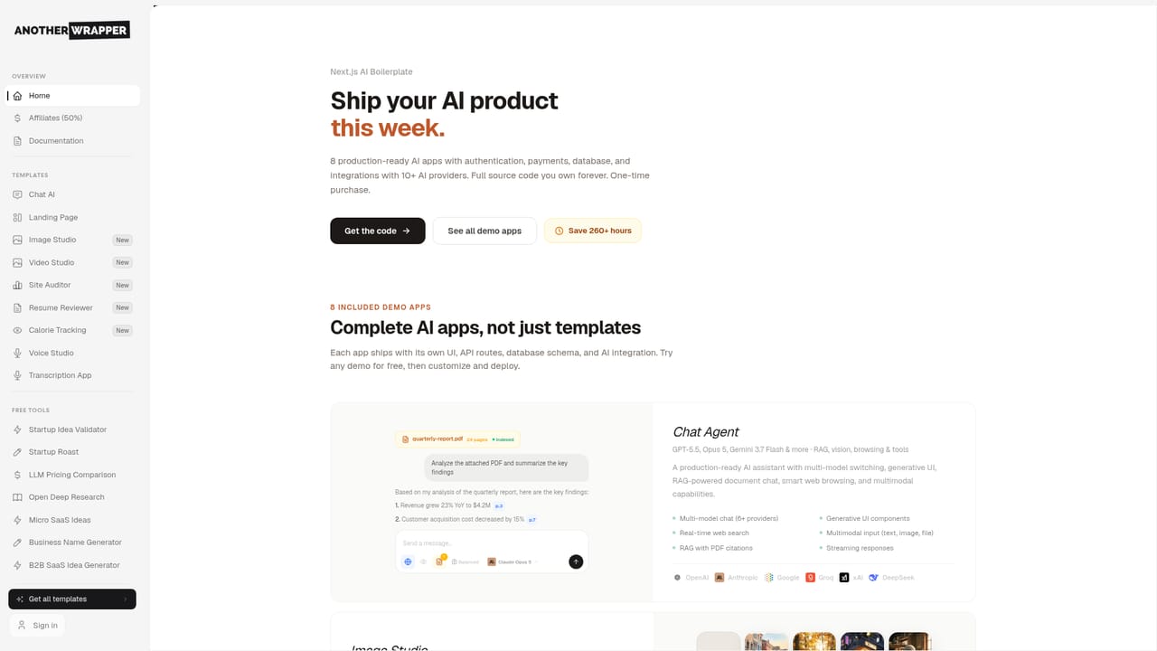 Another Wrapper — Compare the demo apps before buying
