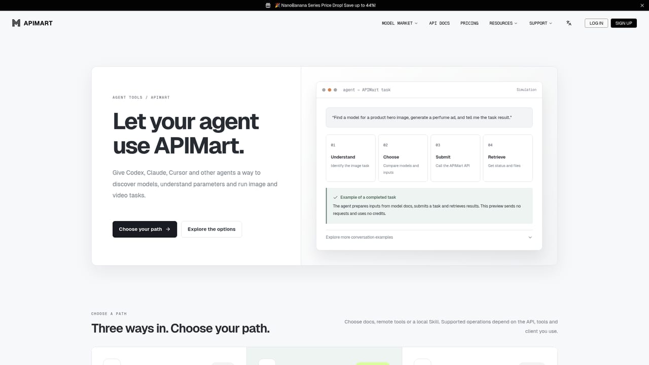 APIMart — Load the documentation into your coding agent