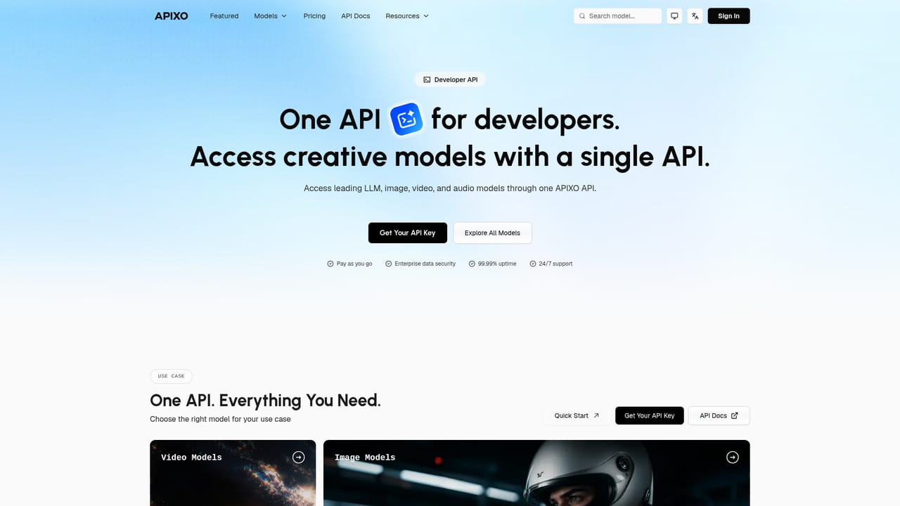 APIXO — Explore the Developer API